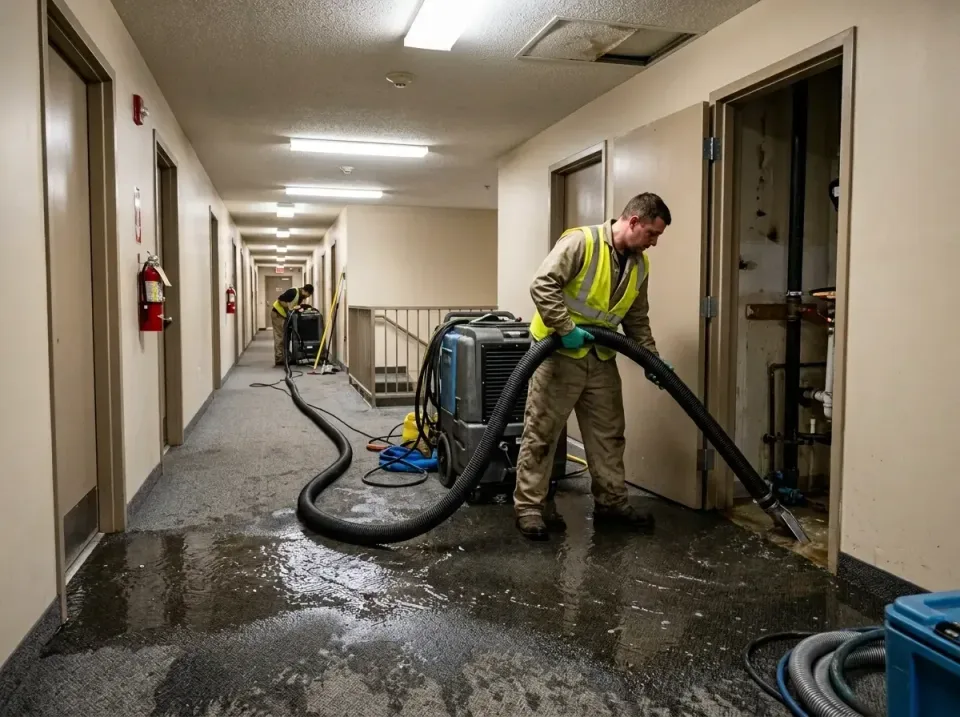 multi-unit-apartment-hallway-f-005 — frequently asked questions, Emergency Burst Pipe Water Extraction & Removal in Blackfoo…